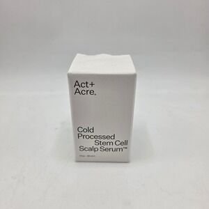 Act+Acre Cold Processed Stem Cell Scalp Serum 1oz 30ml Hair Growth Treatment